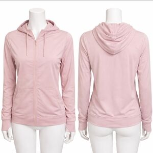 Uniqlo AIRism Pink Zip Hoodie 🌸
Lightweight Cooling Jacket | XL